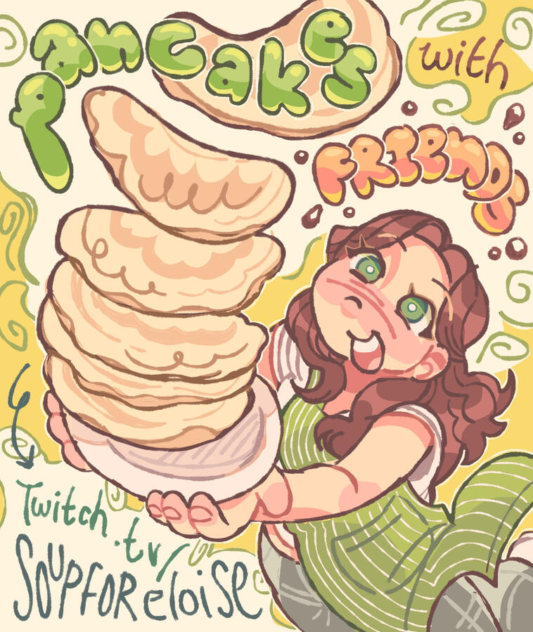 SoupForEloise Pancake Day Poster