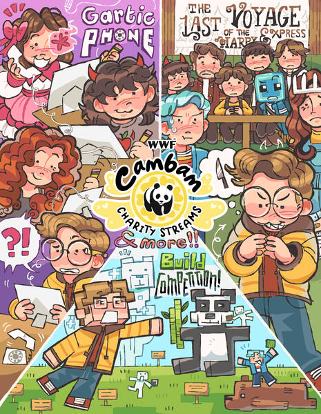 Cambam WWF Charity Stream Poster