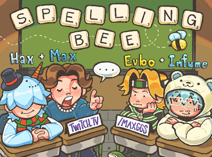 MaxGGs Roblox Spelling Bee Poster