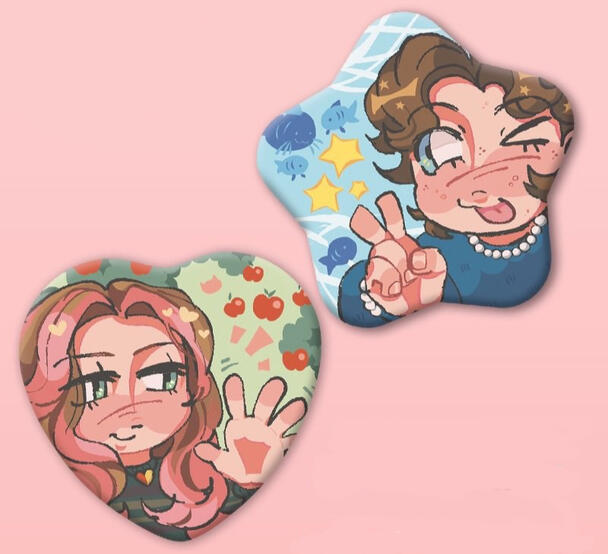 Catjoshi MaxGGs & Melinks Pins